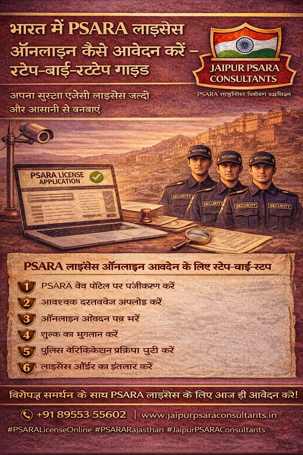 You are currently viewing How to Apply for PSARA License Online in India – Step-by-Step Guide