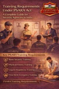 Read more about the article Training Requirements Under PSARA Act: A Complete Guide for Security Agencies in India